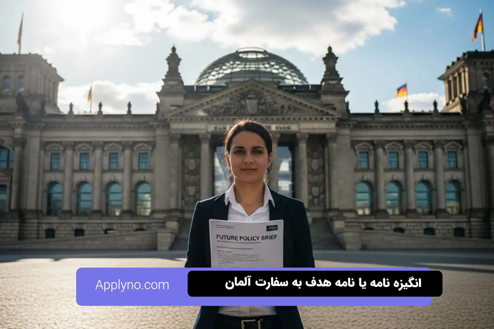 نمونه انگیزه نامه رشته مهندسی نرم افزار برای سفارت آلمان به آلمانی